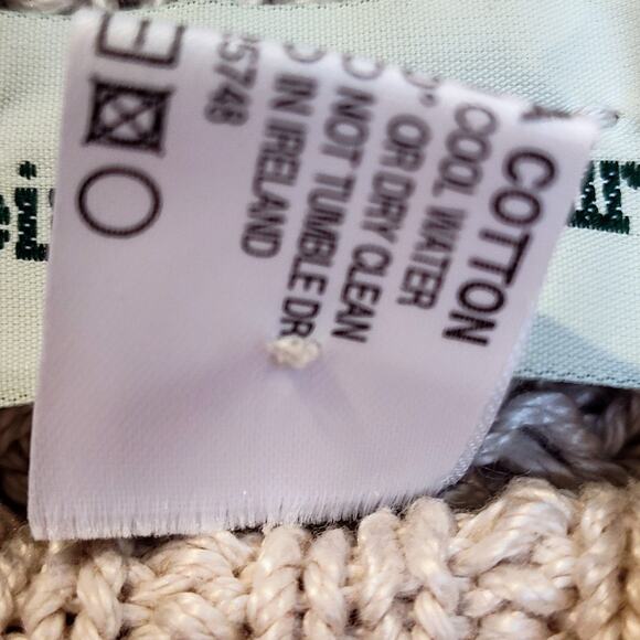 Deirdre McGuire Sweater Women's Small Beige Handknit Ireland - Picture 4 of 8